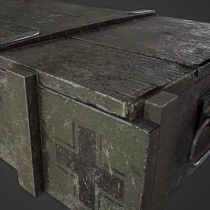 WWII "WarArm" Flak.88 Ammo Crate Flak Gun Unreal