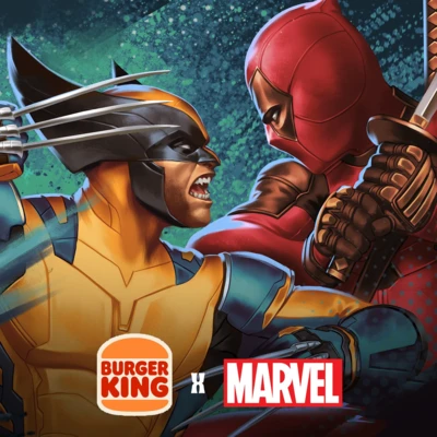 Burger King – Exclusive Deadpool & Wolverine Illustrations (2024)
