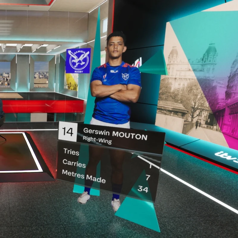 ITV Sport - Rugby World Cup - Virtual Studio & AR