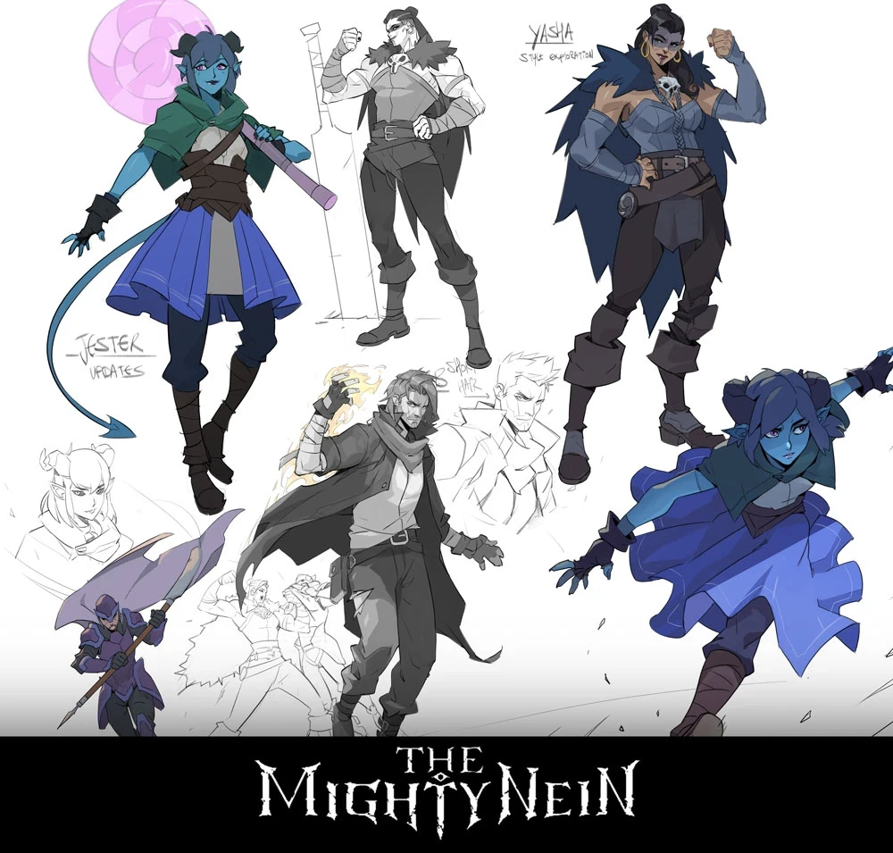 The Mighty Nein on Prime animated series.