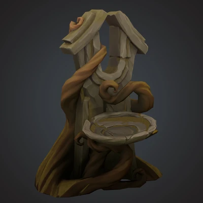 Pillar - handpainted project