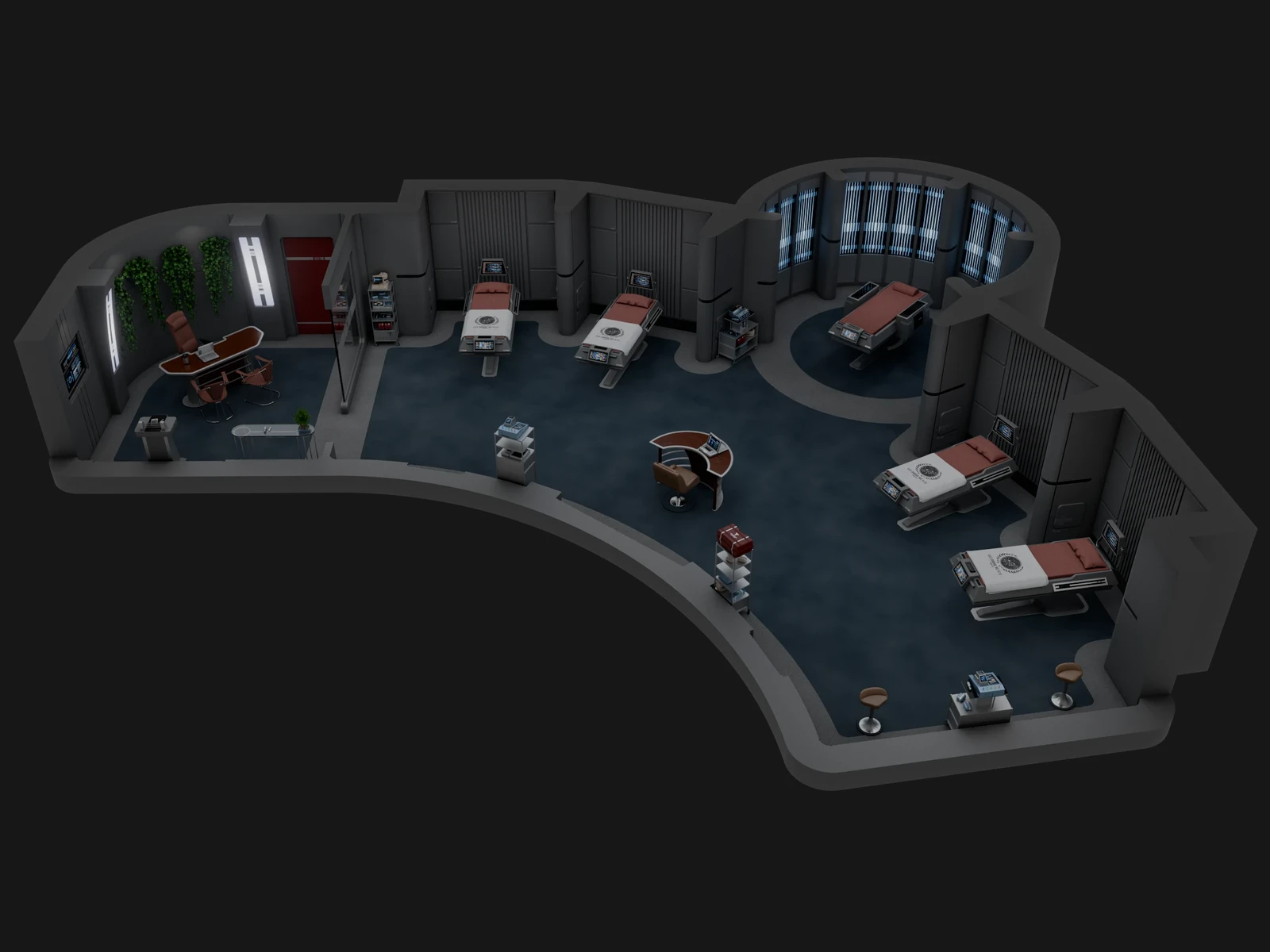 USS Cerberus - Deck 07: Main Sickbay