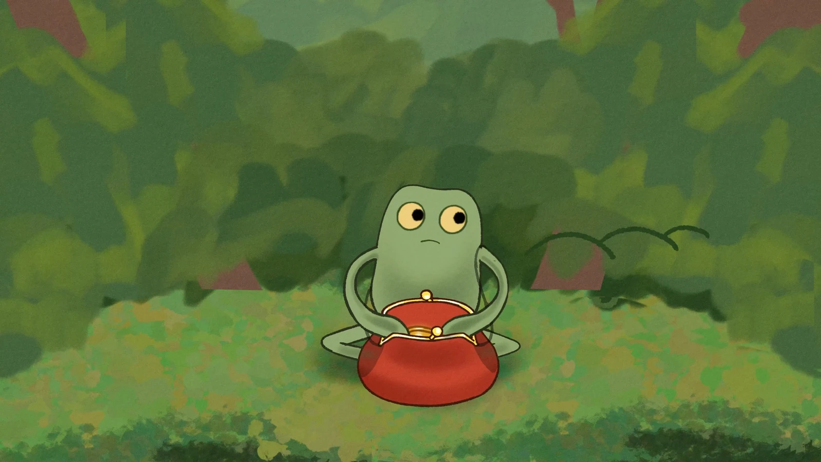 "Frog the Fraud" Frame by frame animation by student Hajar Bensalem