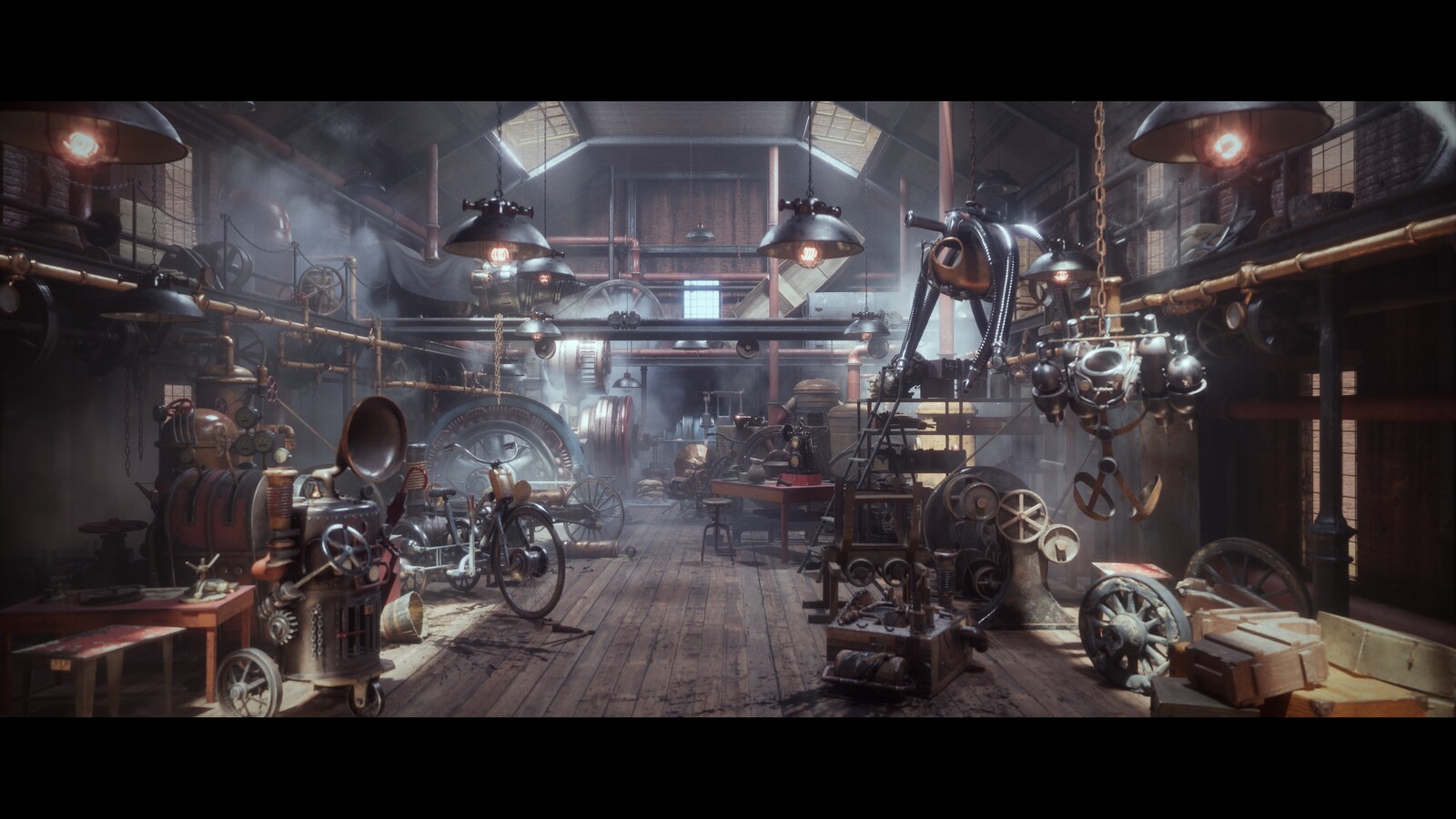 Steam Town – Pre-Ride Scenes (Six Flags Qiddiya City) // UE5 Renders