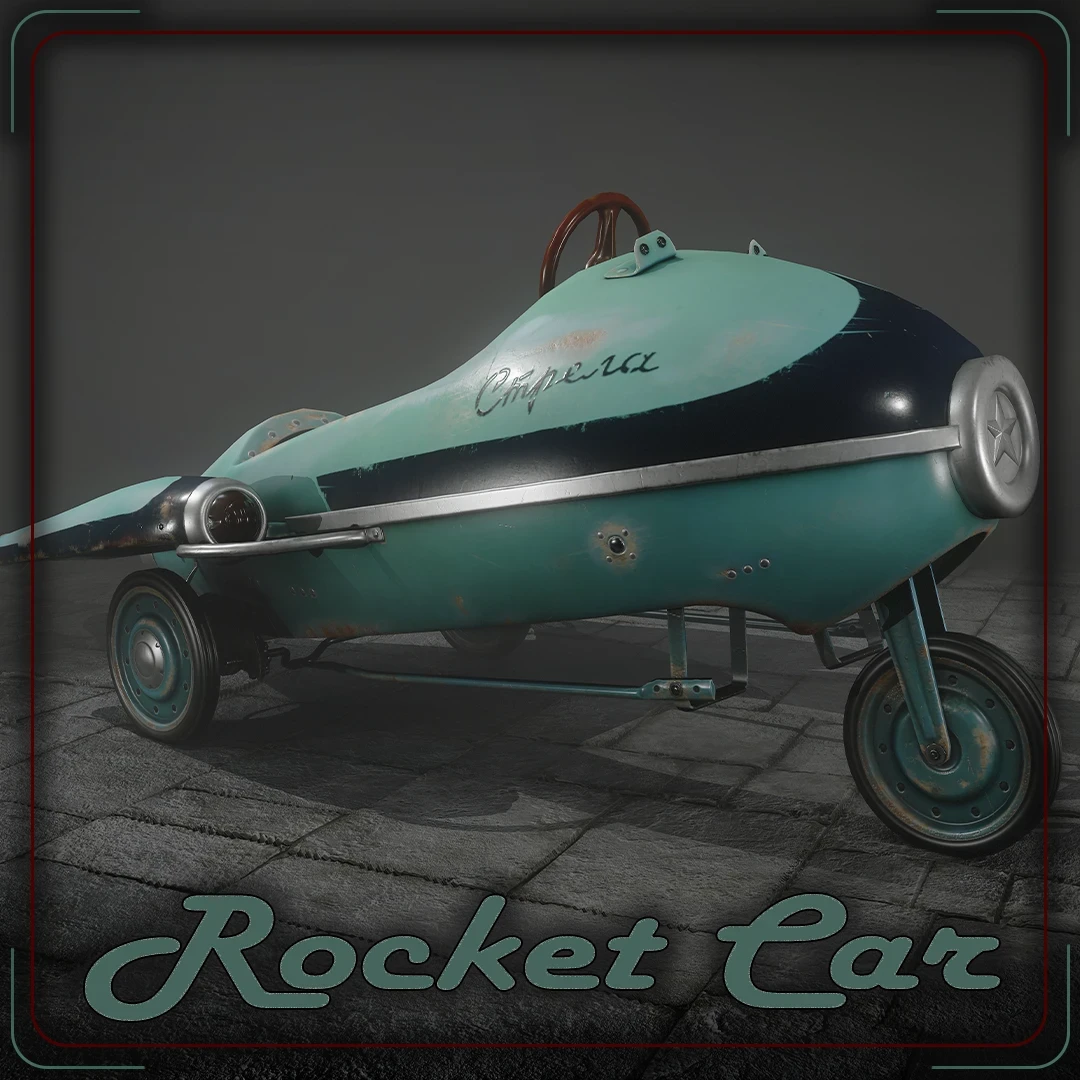 ArtStation - Rocket car