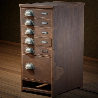 Vintage Wooden Cabinet