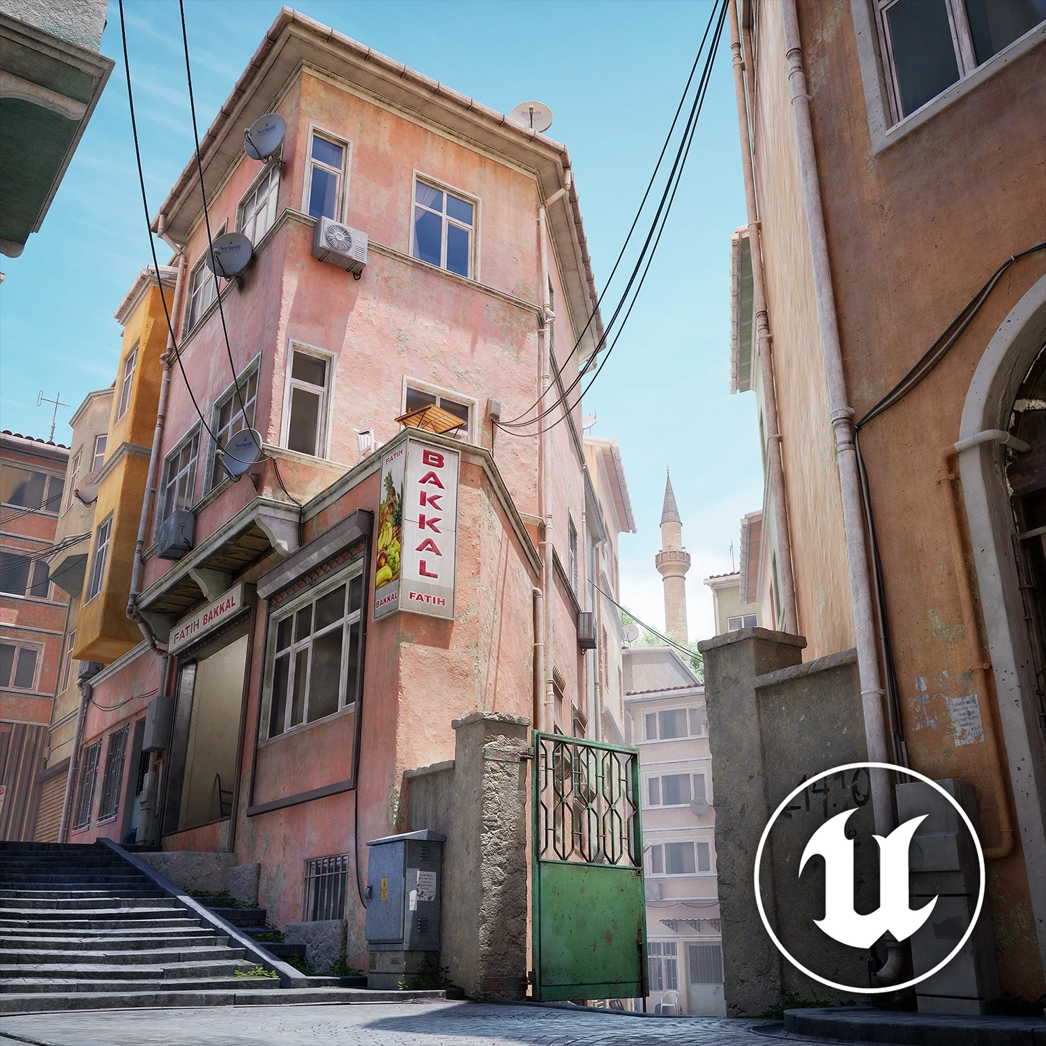 UE5 Mediterranean Streets