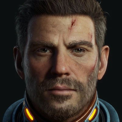 Real-Time Character — Sci-Fi Soldier