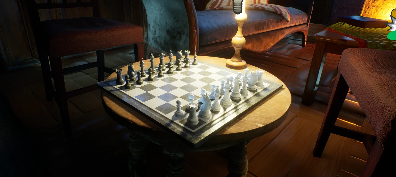 Christmas Living room at unreal Engine 5