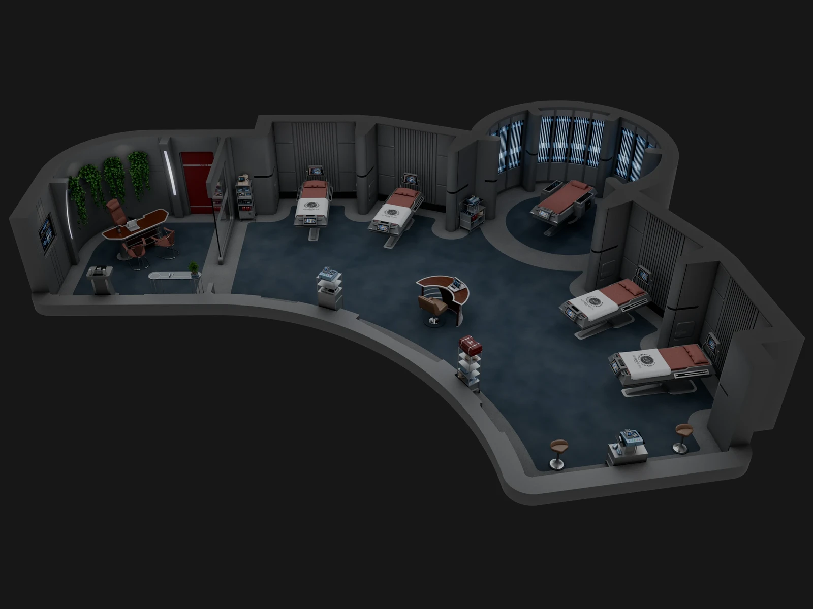 USS Cerberus - Deck 07: Main Sickbay