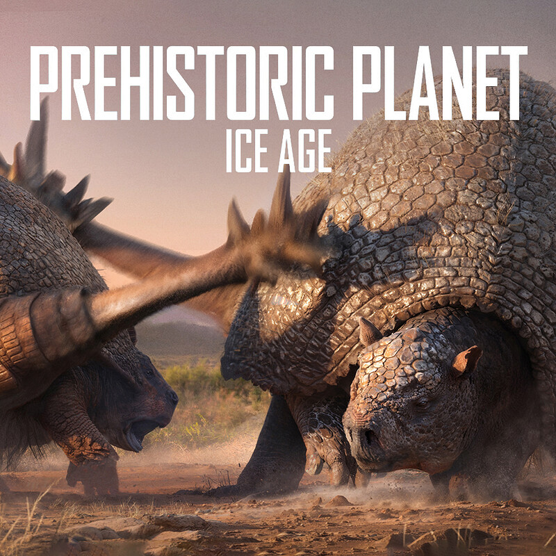 Prehistoric Planet : Ice Age - Doedicurus Fight and Diabolotherium