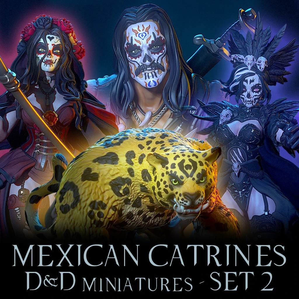 Dia De Muertos Catrines - Set 2