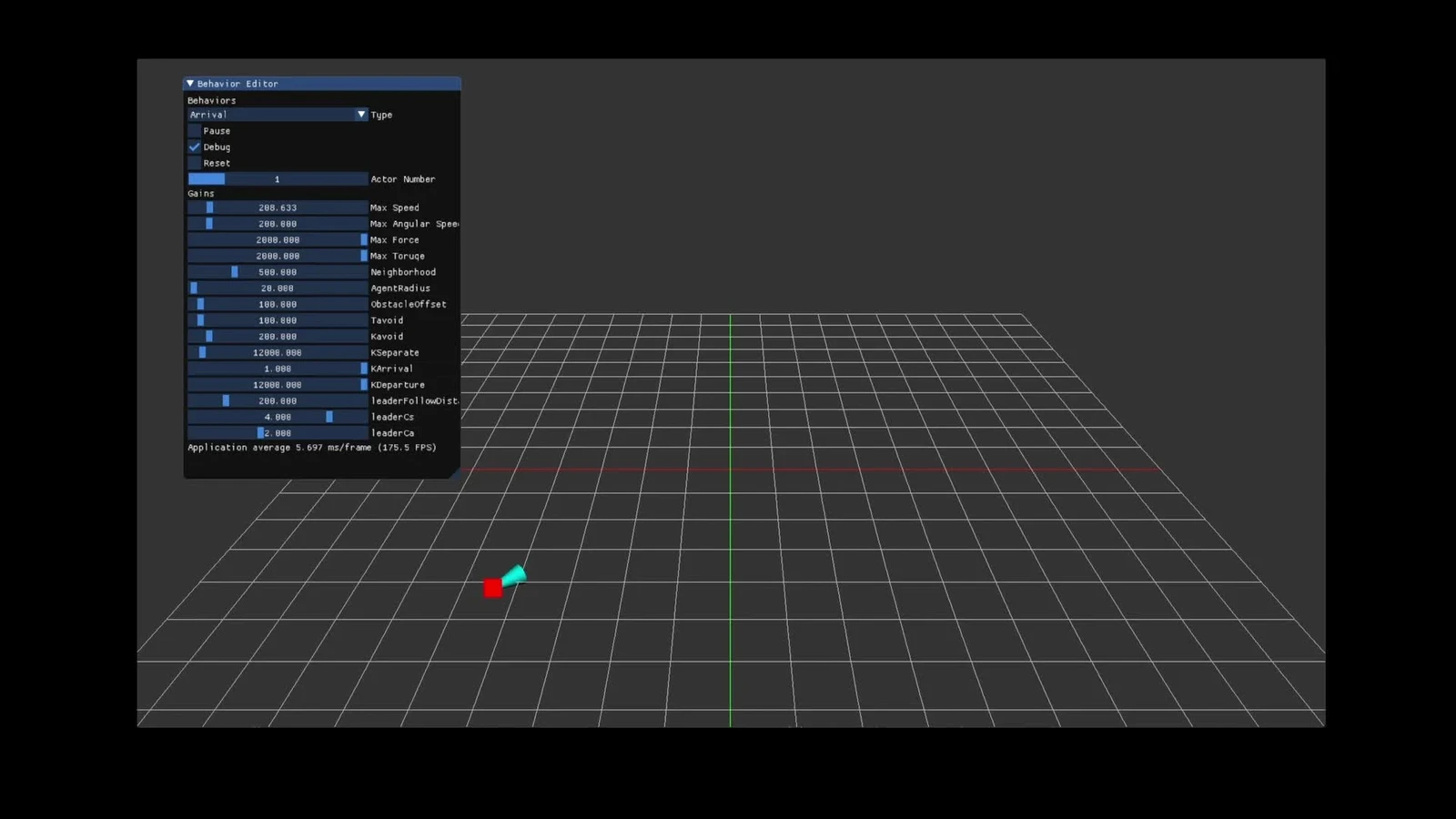 Autonomous Agent Steering Behaviors