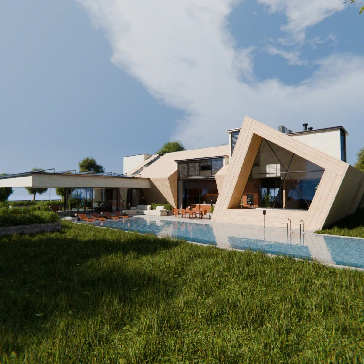 2026 Modern Modular House 12 for Blender Eevee and Cycles