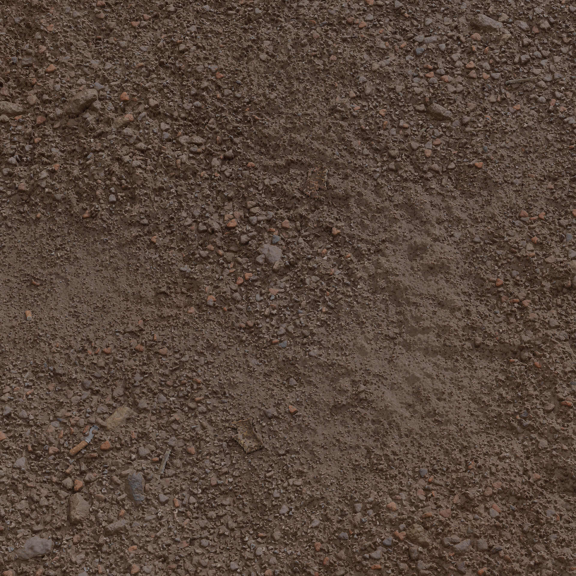 ArtStation - Dirt Ground - PBR Tileable Material