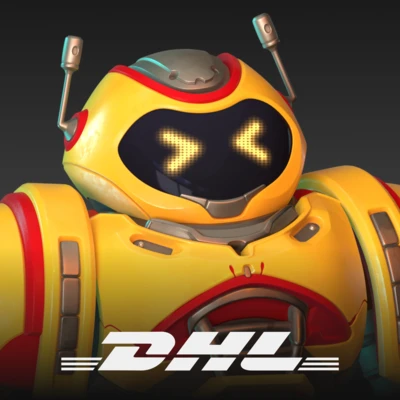 DHL Cargo Mascot Character Design