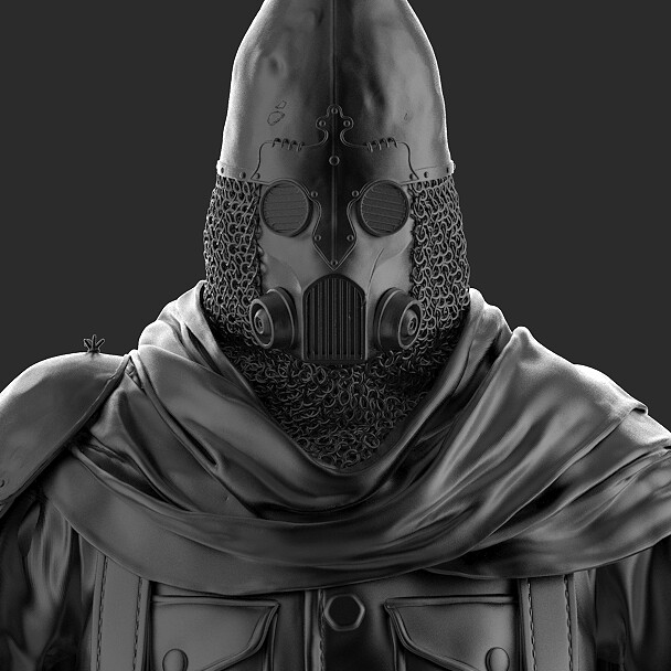 Varangian Trooper staff sergeant highpoly