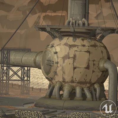 Dieselpunk Solar Tower