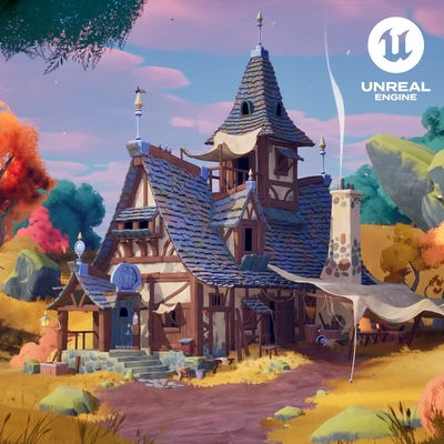 Medieval House - 3D Environment UE