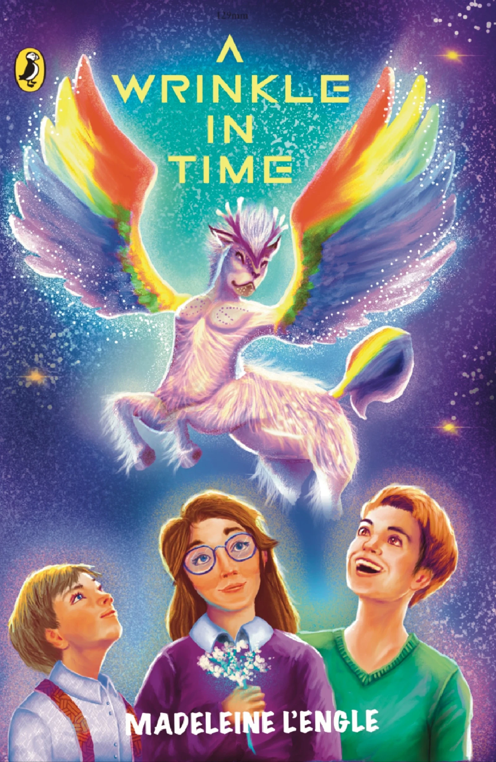 A wrinkle in time (book cover)