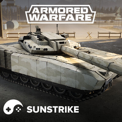 Highly detailed tank renders showing AAA-quality 3D game art production with professional texturing and lighting