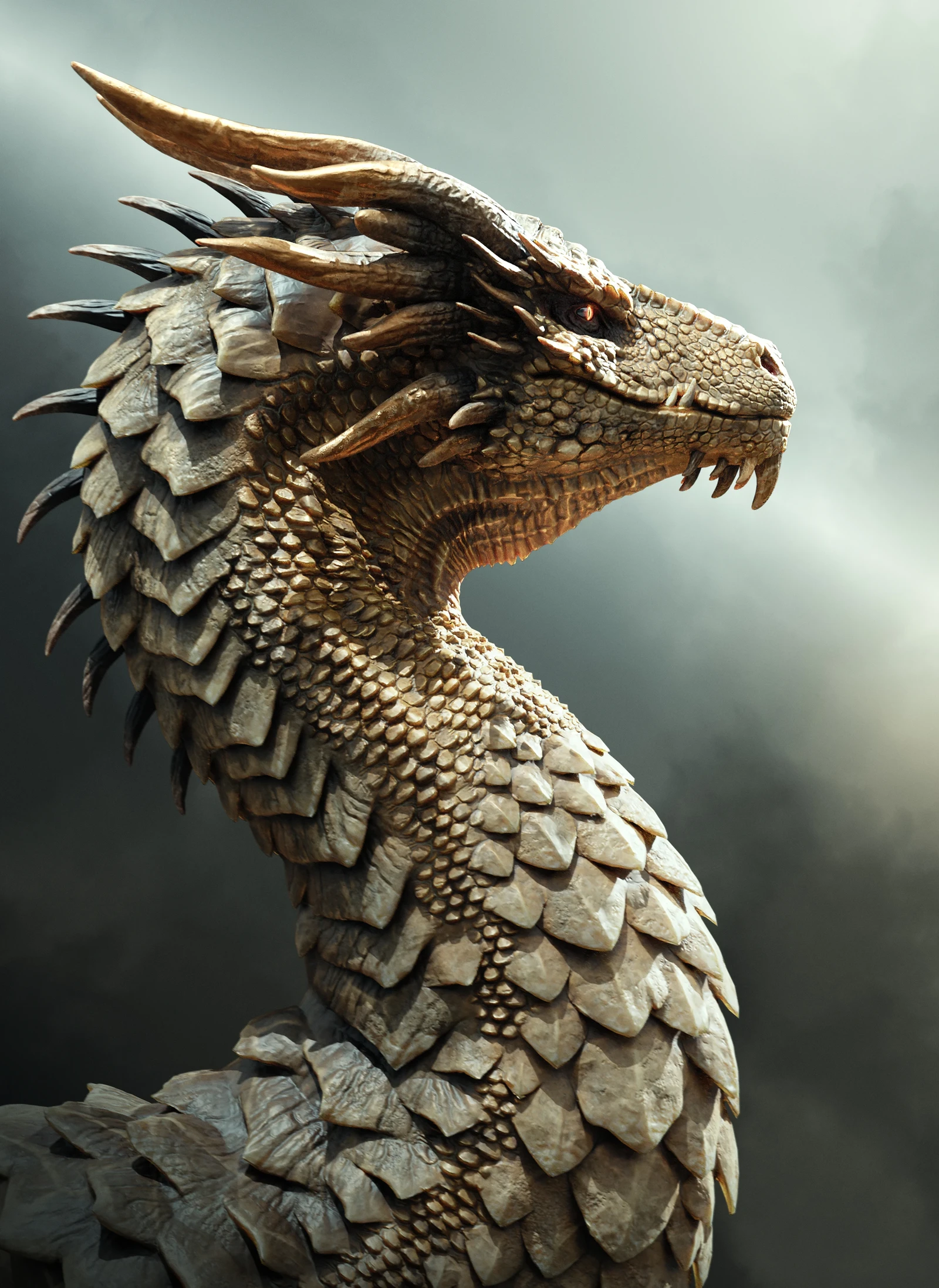 A Dragon Emerges - 'Dragon Bust' Concept 