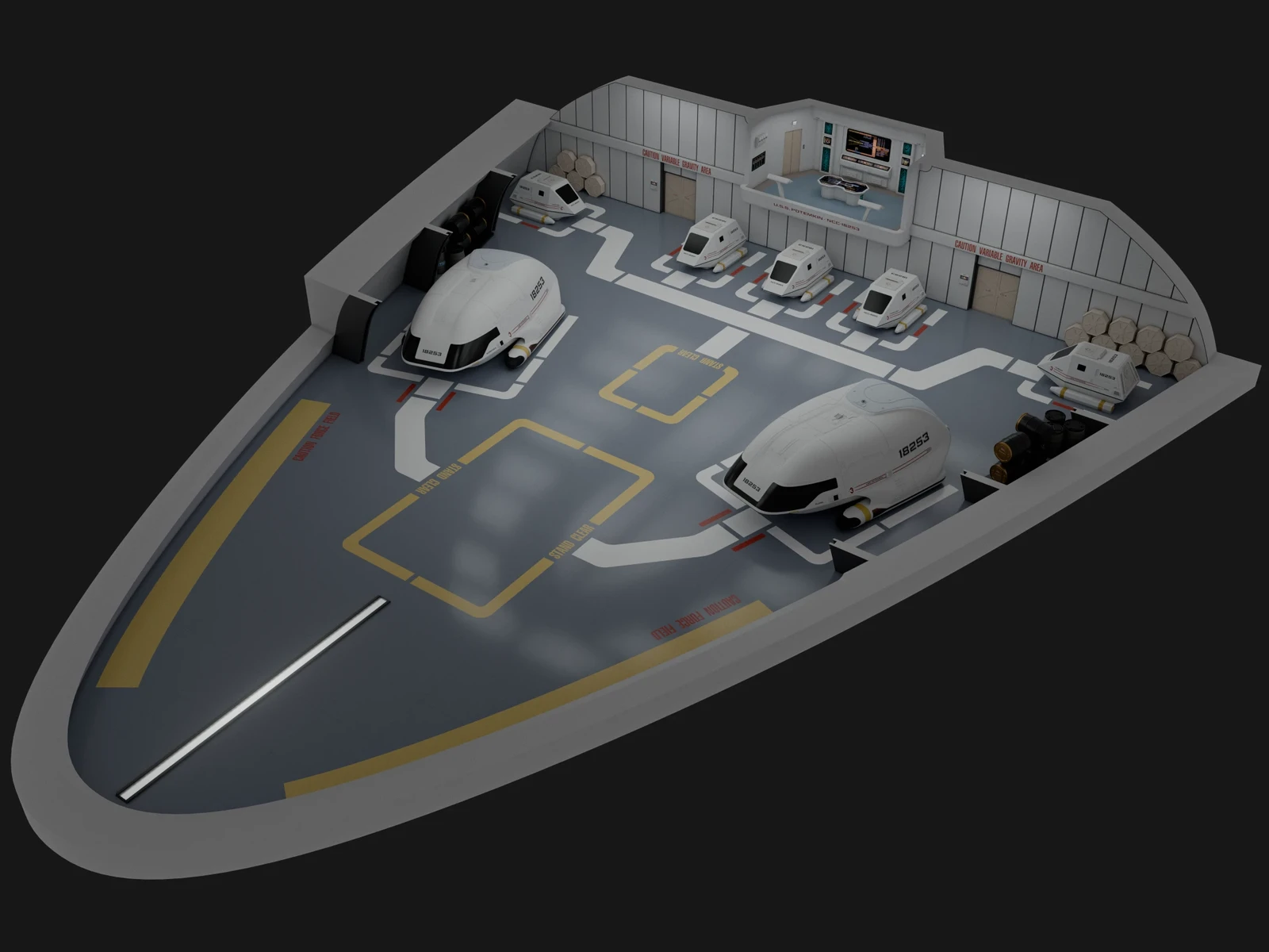 USS Potemkin - Deck 13: Shuttlebay