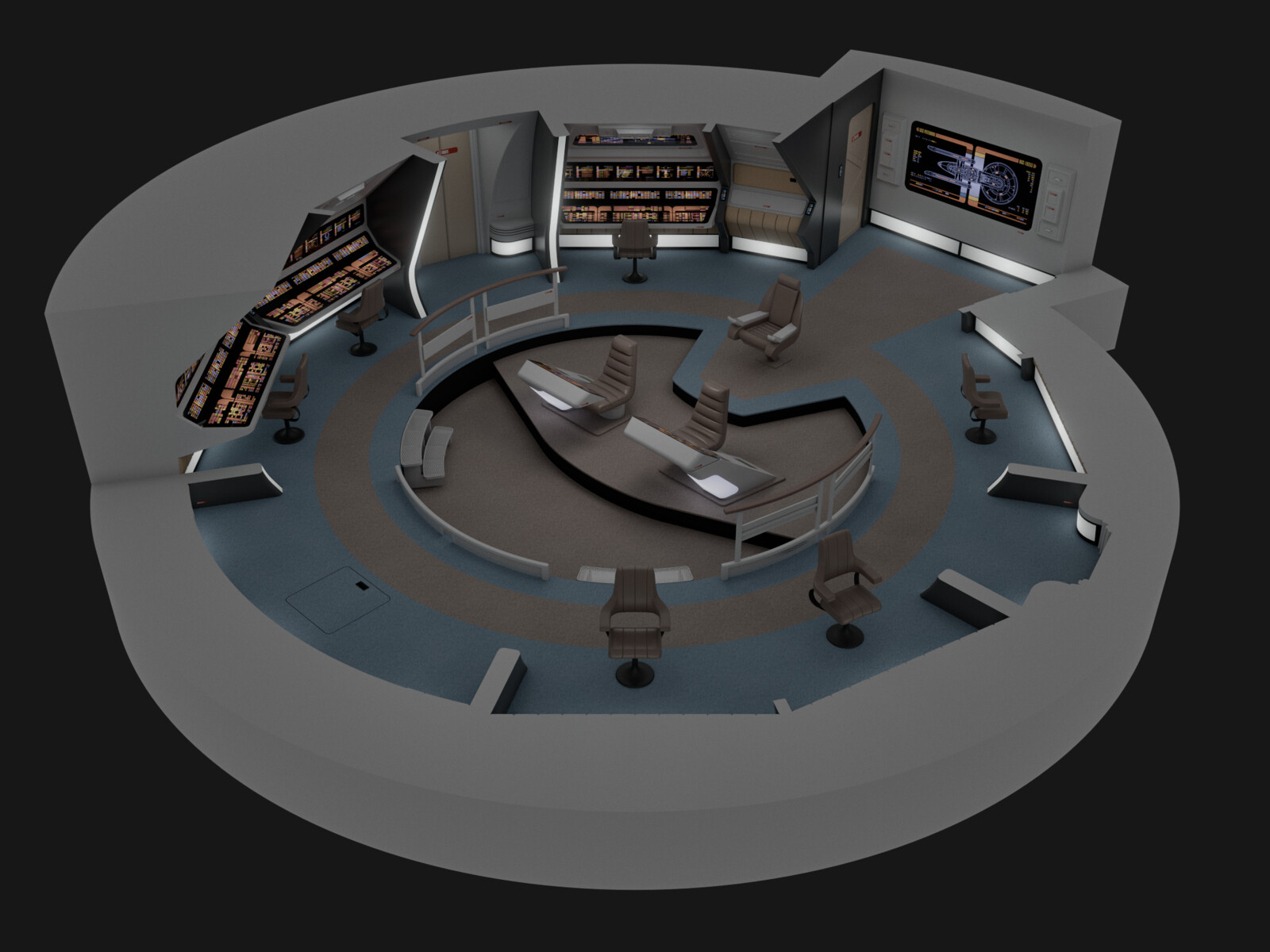 USS Potemkin - Deck 01: Main Bridge