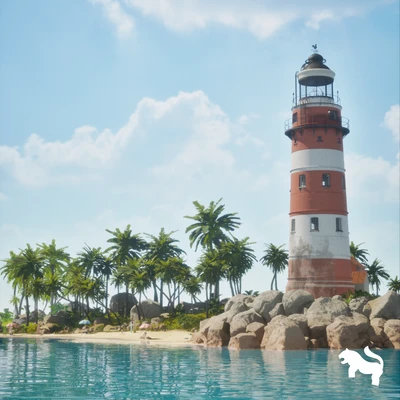 Vice City Lighthouse Environment