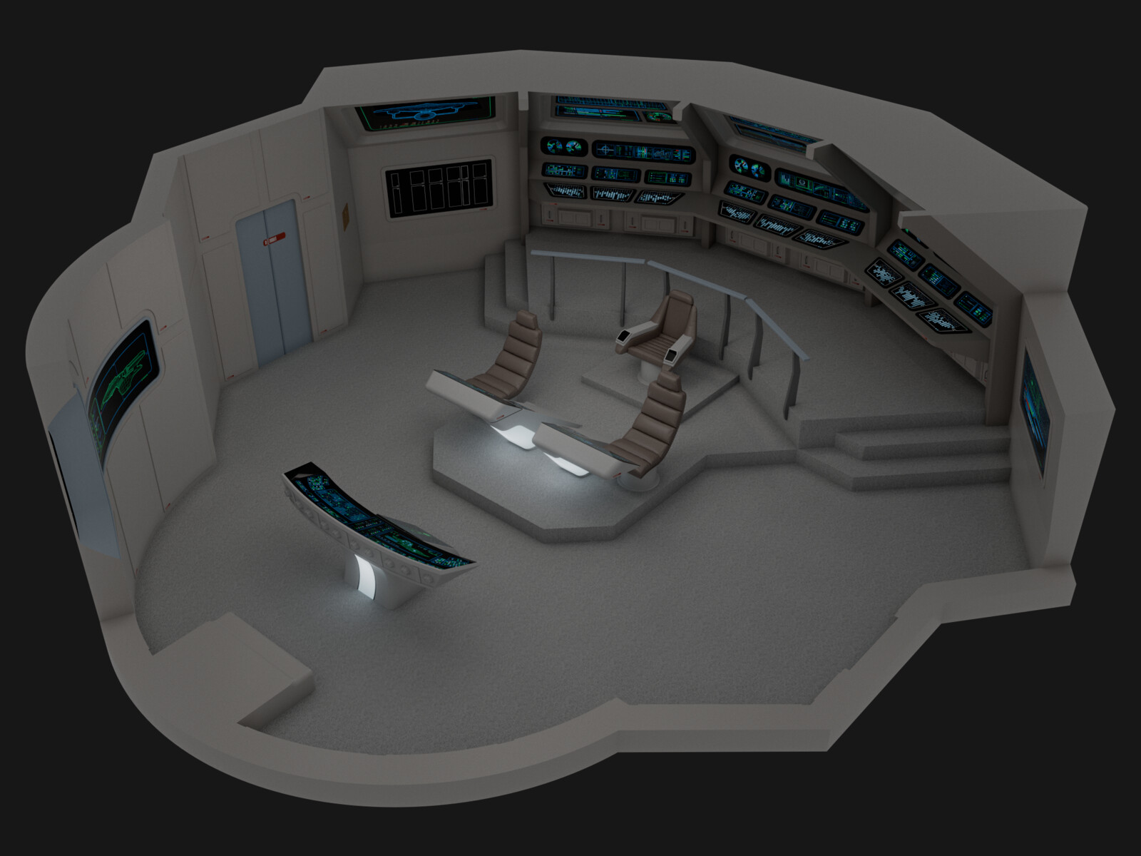 USS Enterprise-C - Deck 01: Main Bridge