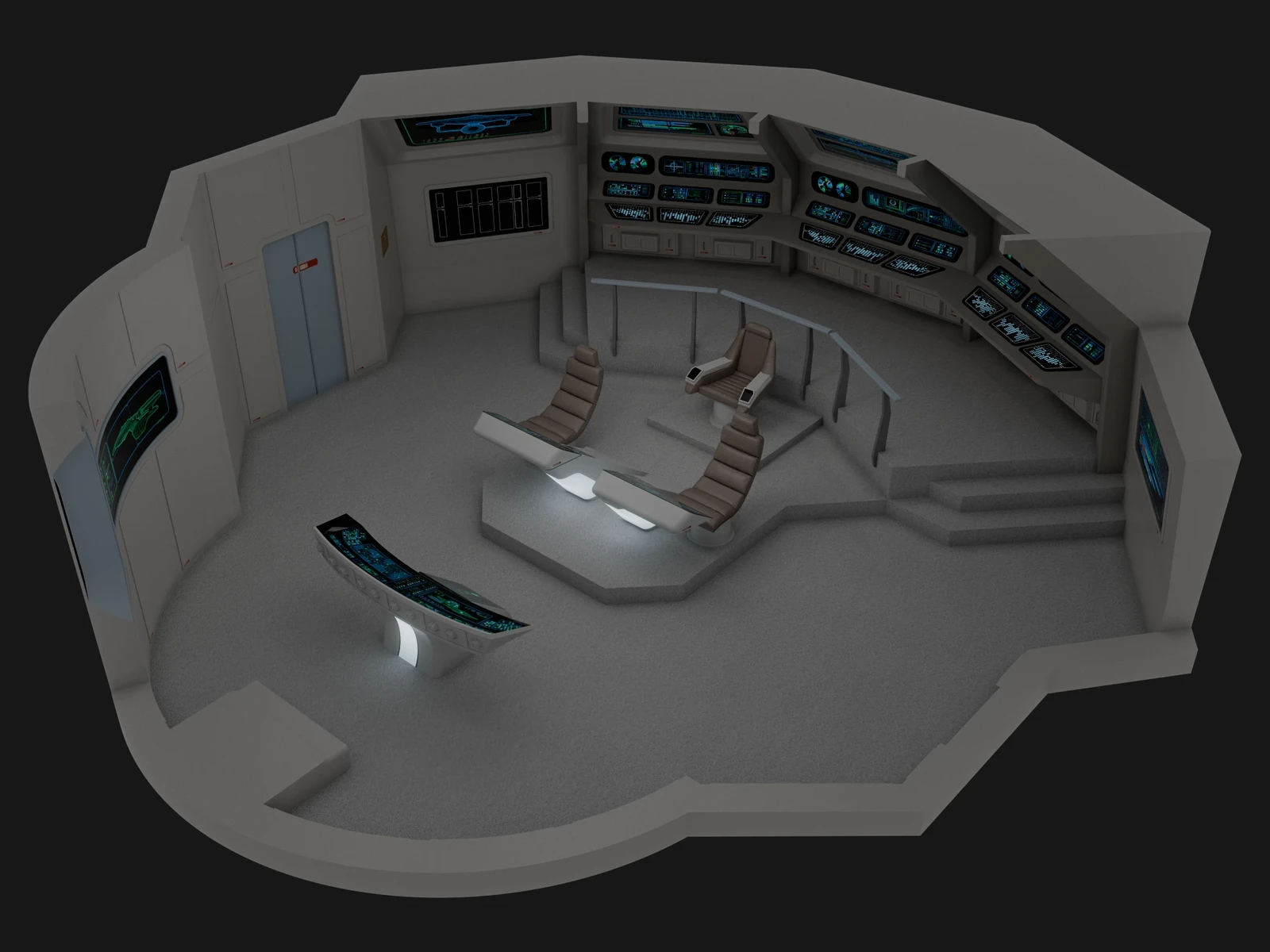 USS Enterprise-C - Deck 01: Main Bridge