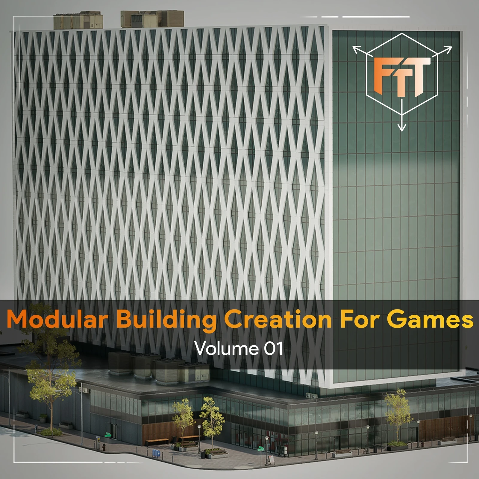 Modular Building in Unreal Engine 5 - Tutorial End Result