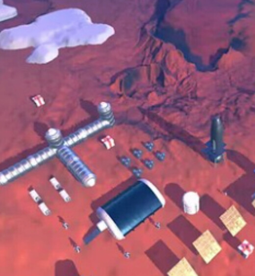 MarsX RTS Game Demo User Interface Models and first board of game demo Video