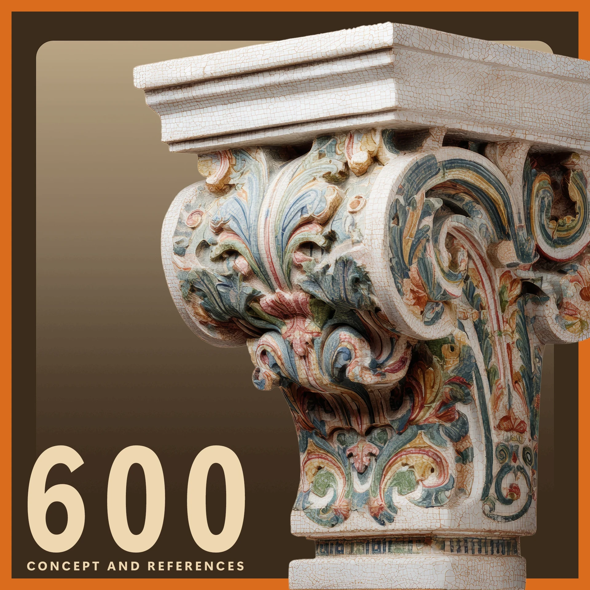 ArtStation - 600 Decorative Corbel Concept and Reference