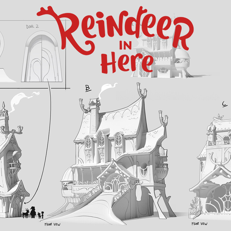 Reindeer in Here - Design