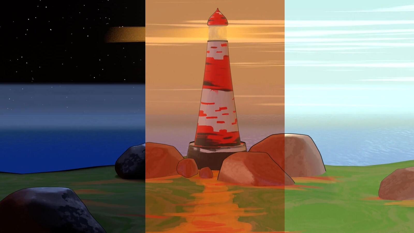 Lighthouse - Procedural Day/Night Cycle | Blender EEVEE