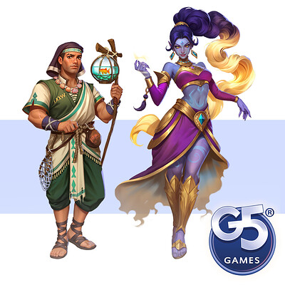  Jewels of Egypt/Character concept art