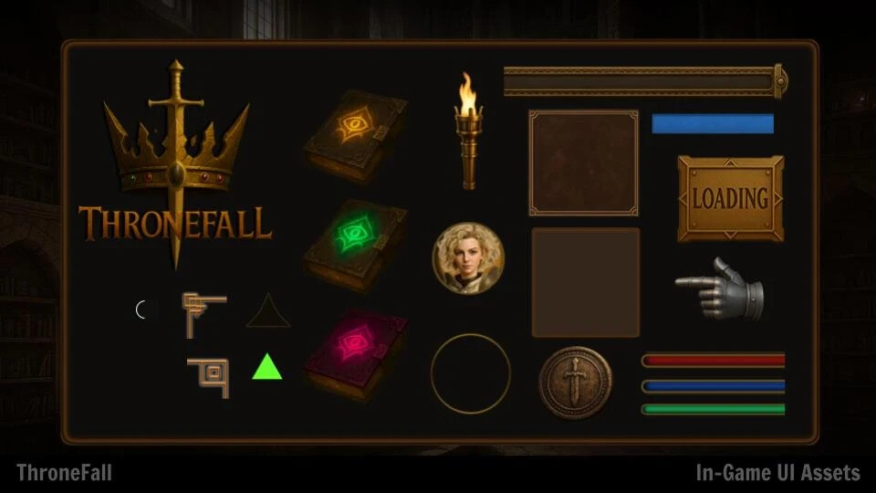 ThroneFall UI 