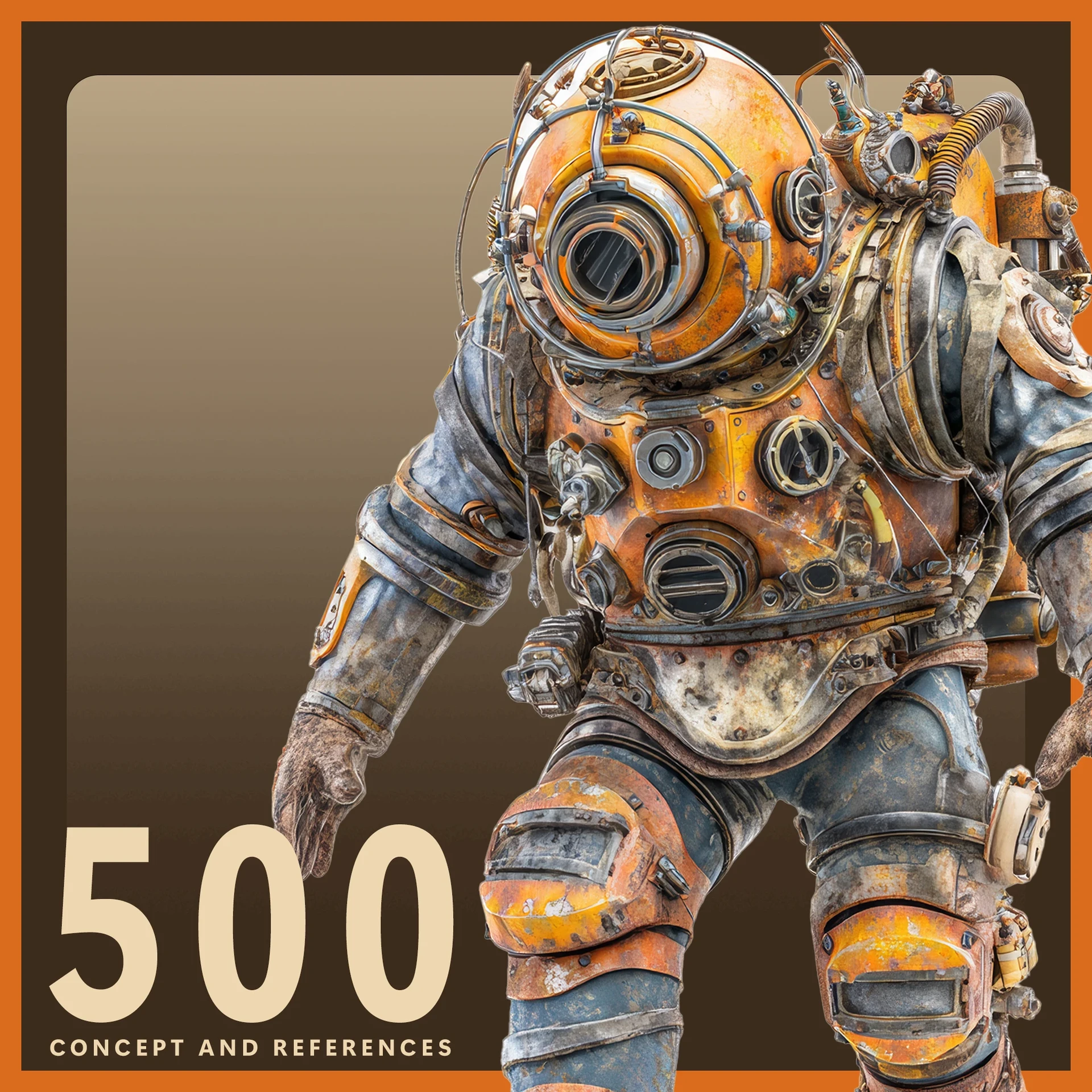 ArtStation - 500 Deep See Diving Suit Concept and Reference