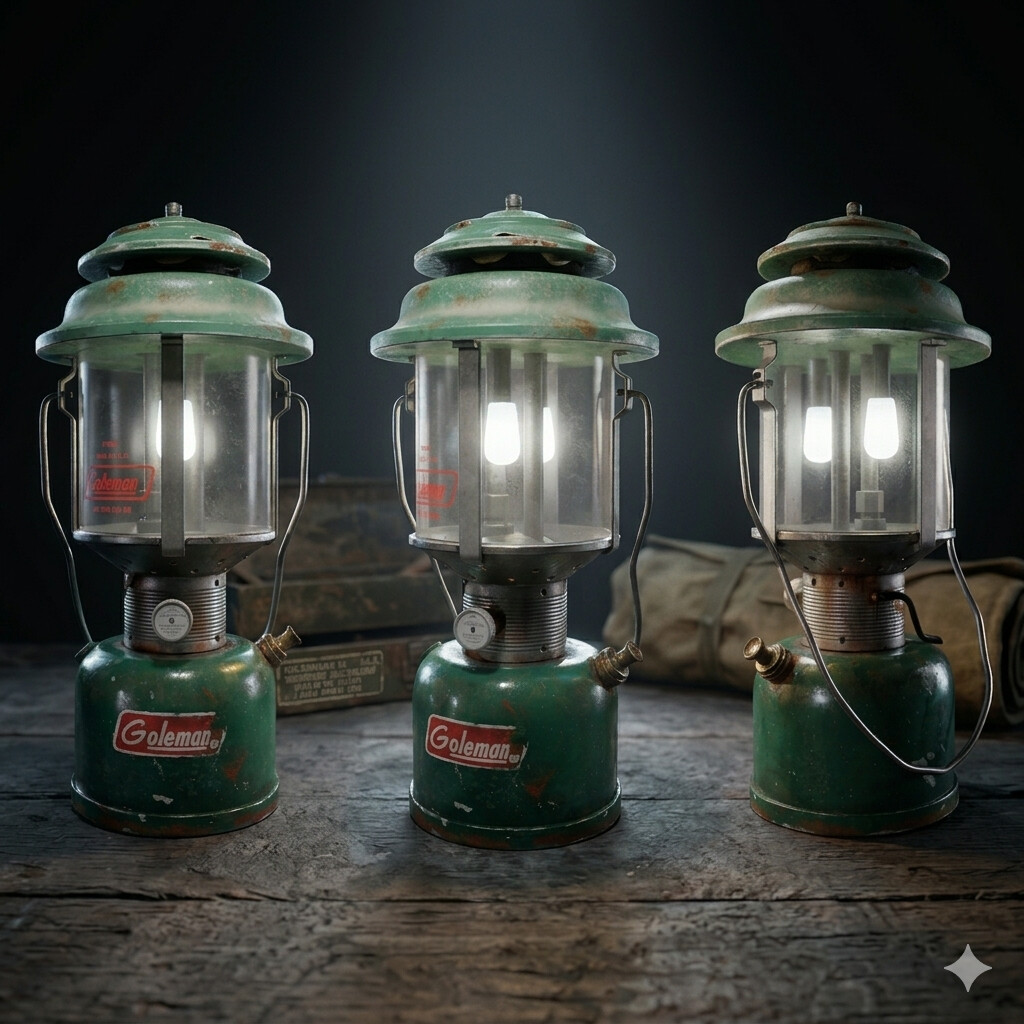 Vintage Oil Lantern - Game Ready Asset