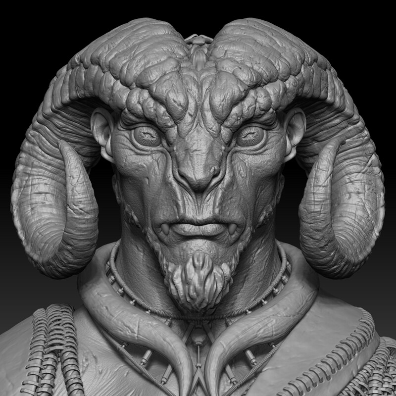 Nar Garzhvog High Poly Sculpt