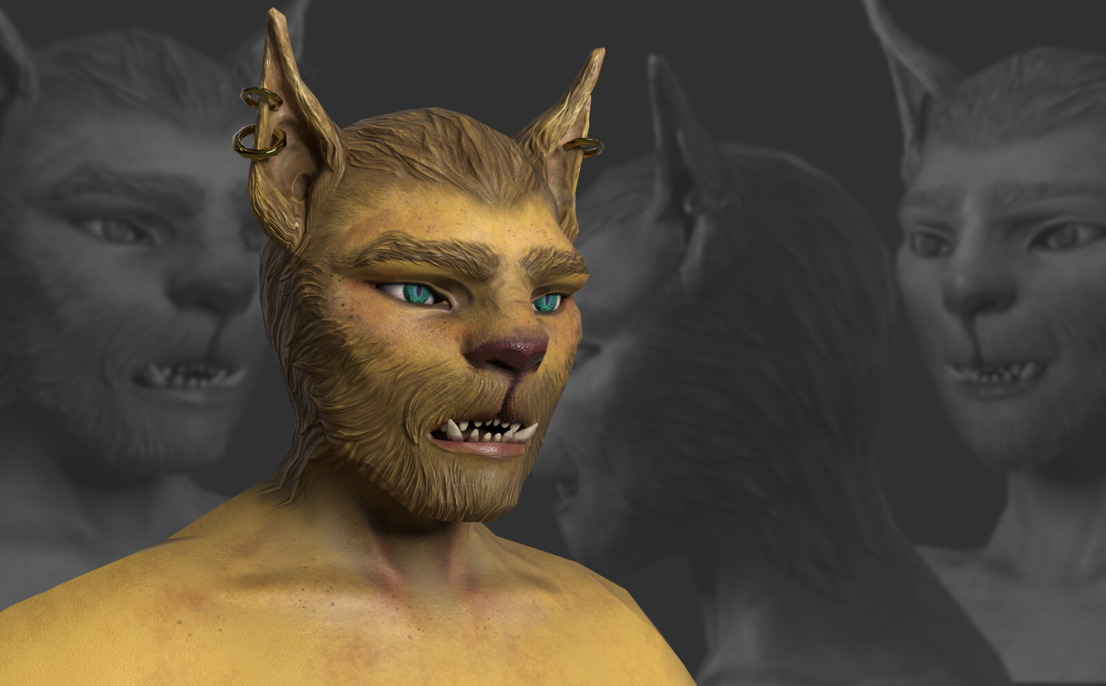 The Aslan 3D Charcaters