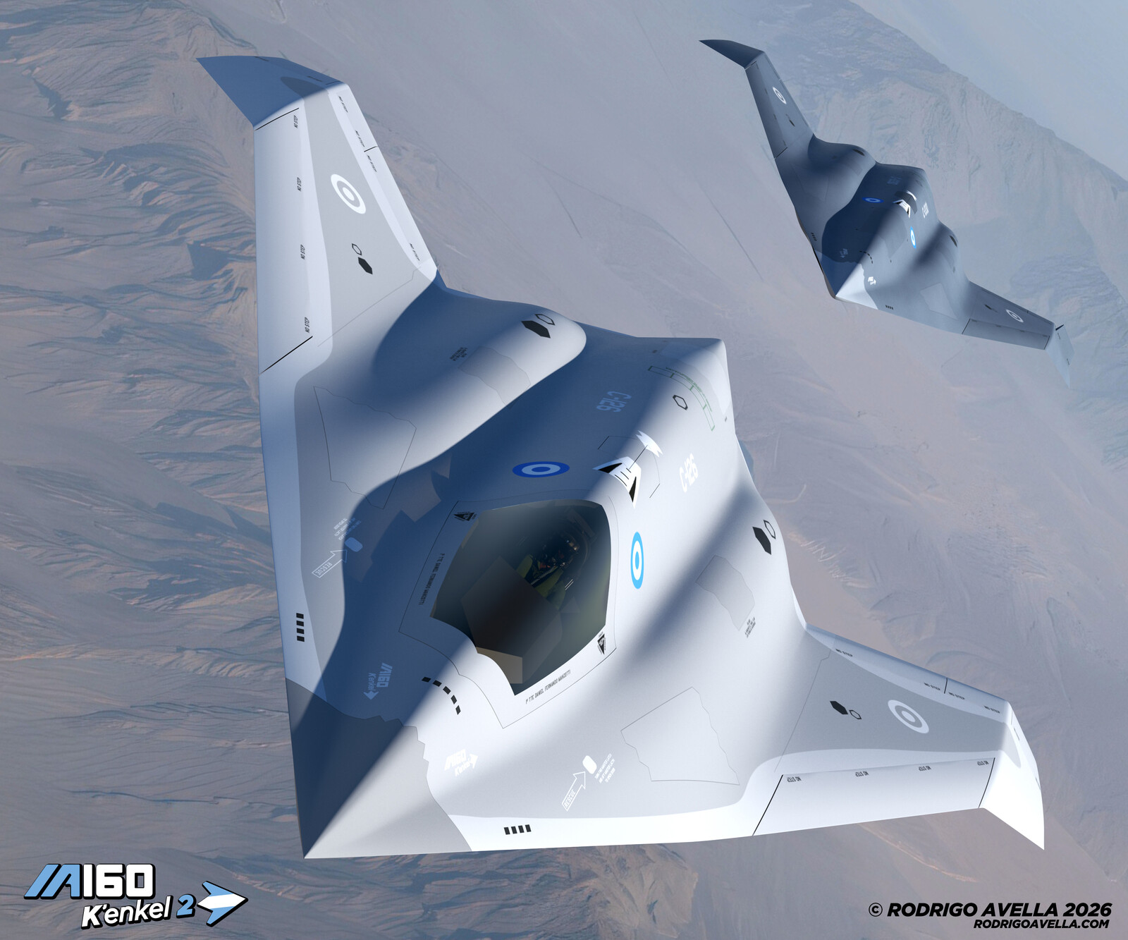 IA160 K’enkel V2 (Arrow in the Pampa language)