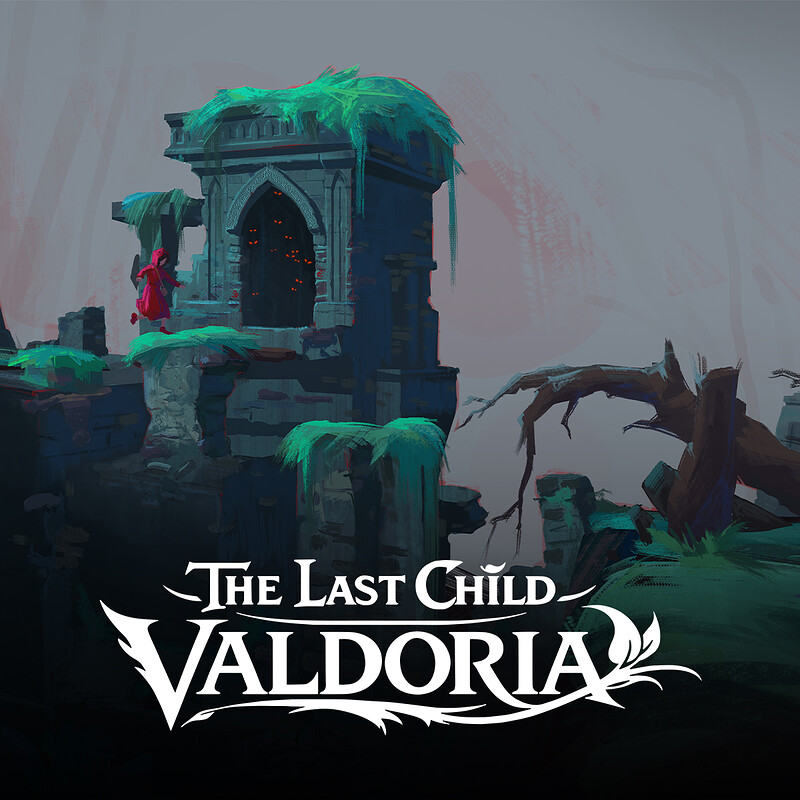 Dark Forest Key Art / Game Location Concept - The Last Child: Valdoria
