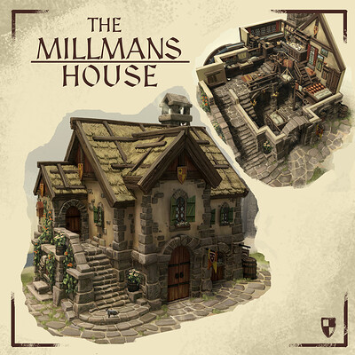 The Millmans house - Exterior and interior.