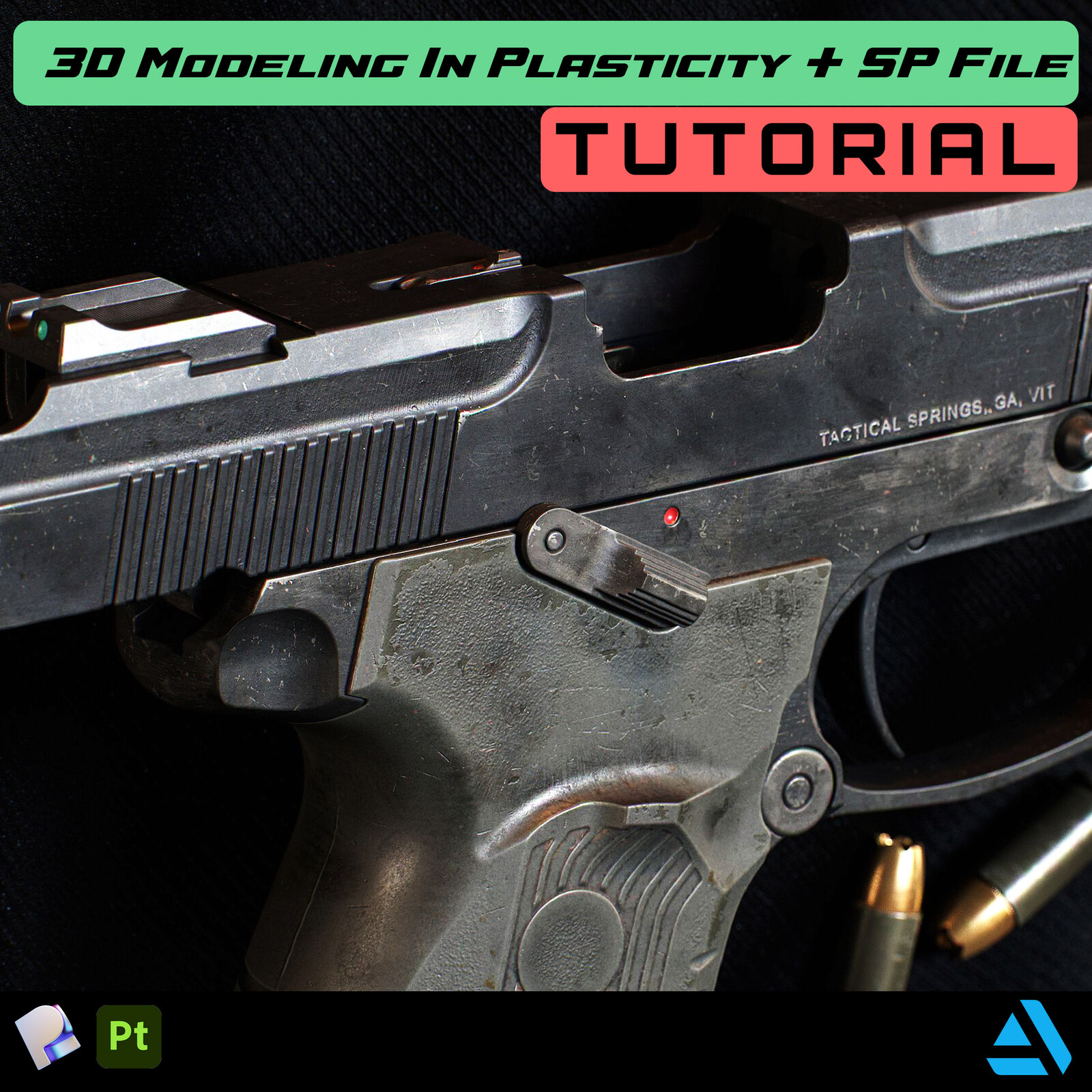 3D Modeling Tutorial in Plasticity + SP Textured File - Grach