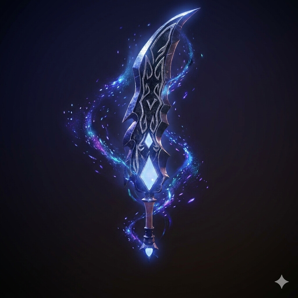 Runic Frostblade — Game Weapon