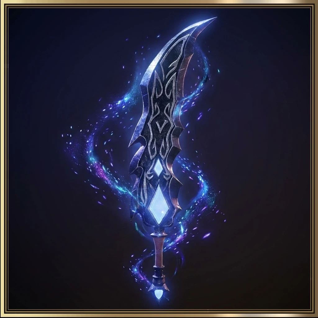 Runic Frostblade — Game Weapon