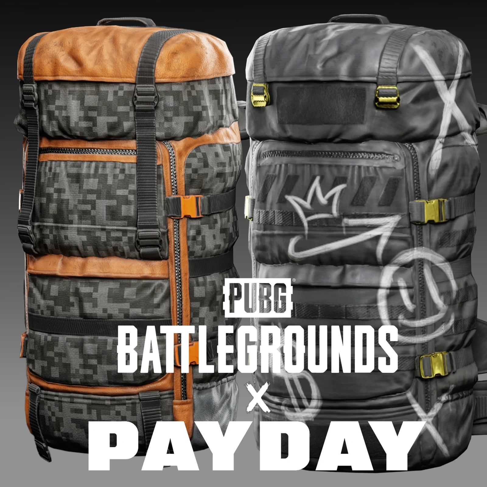 PUBG x PAYDAY BUG OUT BAG &amp; URBAN OPERATIVE BACKPACKS