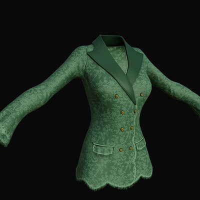 Game Asset - Dolce & Gabbana Lace Jacket